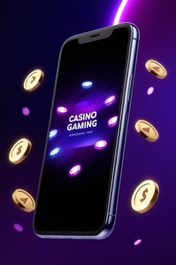 Smartphone mit Sol Casino App