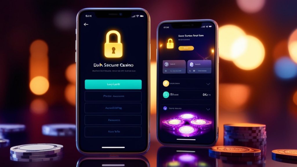 Sichere Anmeldung und Kontoeinstellungen in der Casino-App auf dem Smartphone